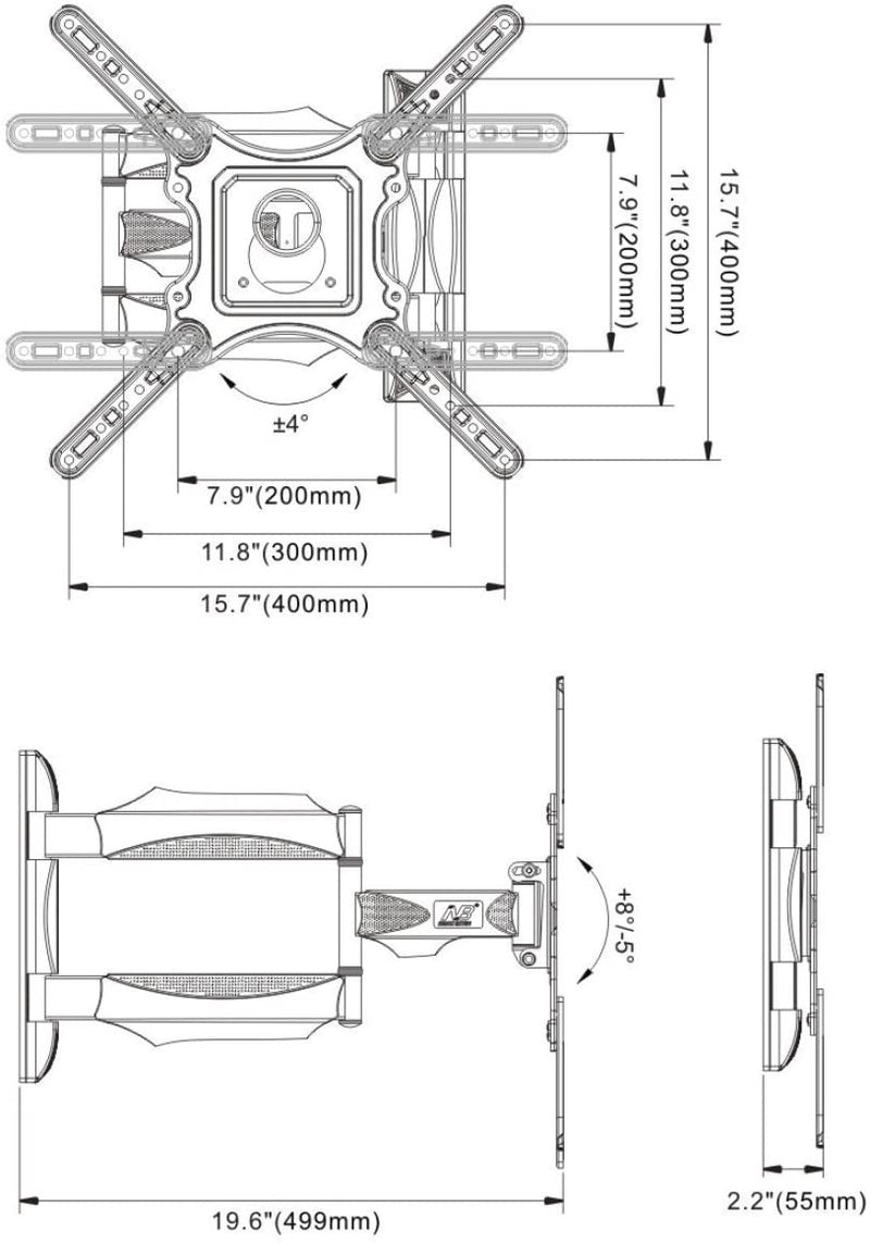 NORTH BAYOU P4 TV Mount