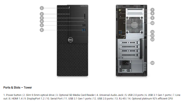 Dell OptiPlex 3050 Small Form Factor Desktop Computer