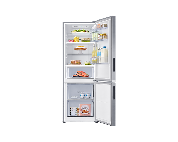 Samsung RB30N4020S9/TC 10.9 Cu. Ft. Bottom Mount Freezer Refined Inox Refrigerator