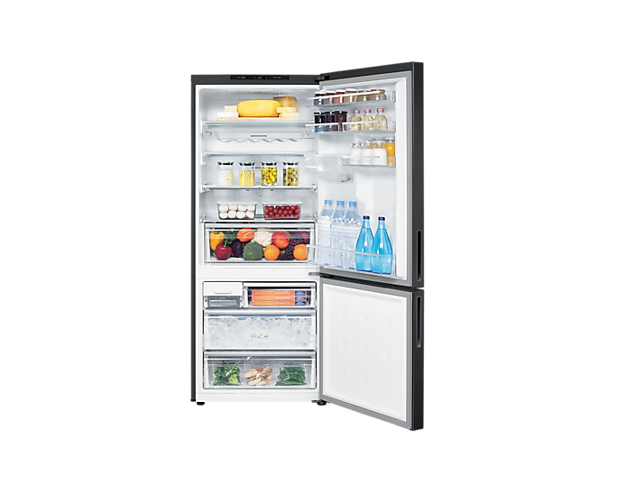 Samsung RL40A3SBAB1/TC 15.0 Bottom Mount Freezer w/ Water Dispenser Black DOI Refrigerator