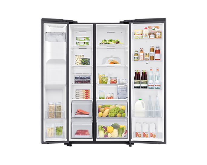 Samsung 23.2 Cu. Ft. Family Hub Side By Side Refrigerator RS64T5F01B4/TC